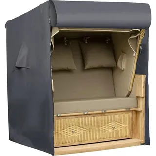 Climecare Strandkorb Schutzhülle 135 x 105 x 175/140 cm Grau