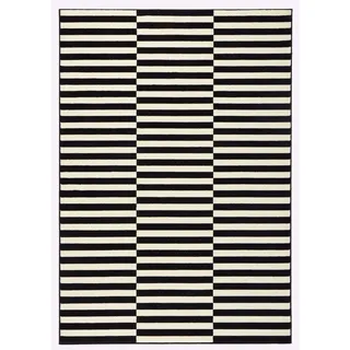 HANSE HOME 102408 Drinnen Teppich Rechteck Beige, Schwarz