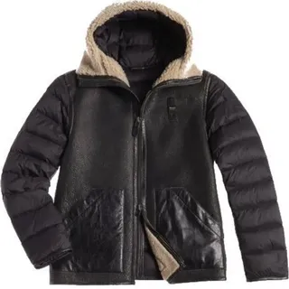 Blauer Jacken Kurtka Mska Skóra BLUL01137, BLUL01137999, Größe: 193 - Schwarz