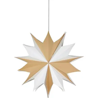 Leuchtenschirm , Weiß, Beige , Papier , E14 , Lampen & Leuchten, Leuchtenzubehör, Lampenschirme