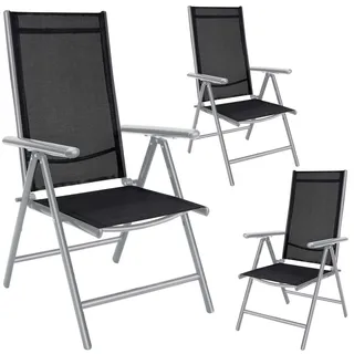 Gartenstuhl Bern 3er-Set Silber