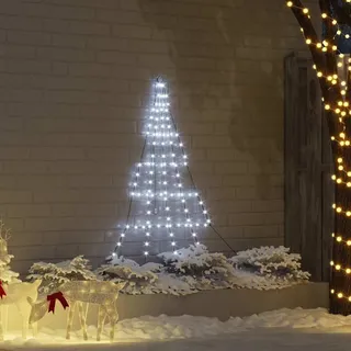 Best Möbel LED Weihnachtsbaum mit 112 LEDs Kaltes Weiß 182 cm Metall - Künstliche Weihnachtsbäume Cloris Neu8086001 1parcel