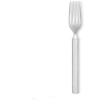 Alessi 4180/2 Dry Tafelgabel aus Edelstahl Glänzend Poliert mit Mattiertem Griff