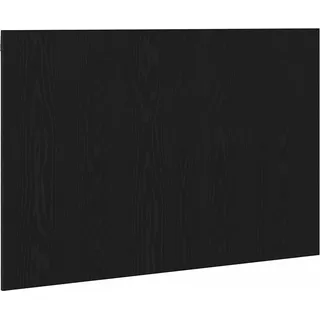 vidaXL Bettkopfteil Wandmontiert Schwarz Eichen-Optik Holzwerkstoff - Schwarz