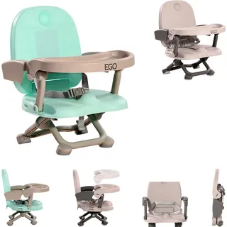 Lorelli Kinderstuhl Ego 2 in 1 Sitzerhhung Boostersitz Tisch abnehmbar klappbar grn - Grün