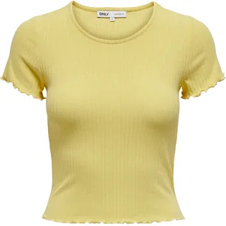 Only Damen, ONLEMMA S/S Short TOP NOOS JRS", T-Shirt, dusky Citron,M