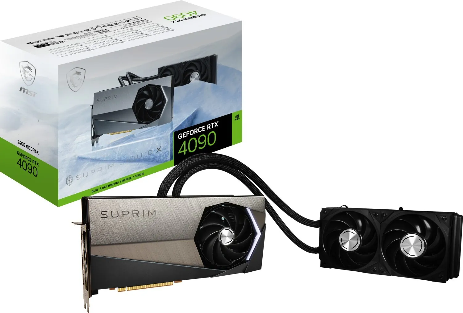 Bild von GeForce RTX 4090 Suprim Liquid X 24G 24 GB GDDR6X V510-007R