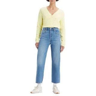 Levi's Ribcage Straight Jeans in Dance Around Waschung-W28 / L29