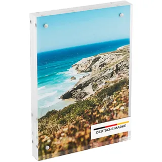 HMF 46972 Magnetischer Bilderrahmen aus Acrylglas | 10 x 15 cm | Transparent