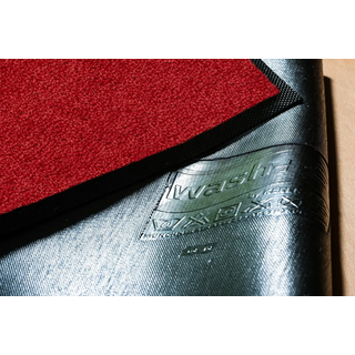 Fußmatte "Original Uni, Schmutzfangteppich" Gr. 3, rot, B:120cm H:9mm L:180cm, Kunstfaser, WASH+DRY BY KLEEN-TEX, Teppiche, Fußmatte, Schmutzmatte, rutschhemmend, auch als Läufer erhältlich