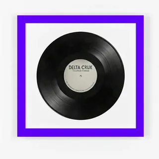 K-Möbel Vinyl Rahmen 40/40 für die Platte , Lila , Holz , Rechteckig , 40x40 cm , Bilder & Rahmen, Bilderrahmen, Holzrahmen
