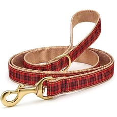 New Red Plaid Lead 5 schmal (Breite 5/8) Hundeleine