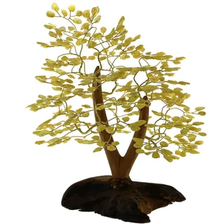 Dekobaum OSTSEE-SCHMUCK "- 20 cm, 432 Bernsteine - Bernstein -" Gr. 20, gelb, Blacklist, Dekofiguren, Dekobaum