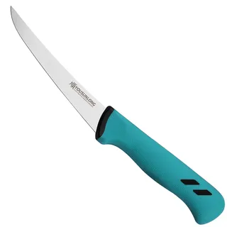 YOUSUNLONG Gebogenes Ausbeinmesser - 6 Zoll (152 mm) - Ultrascharfer Edelstahl mit hohem Kohlenstoffgehalt und flexibler Klinge - Metzger Küchen-Ausbeinmesser - Weicher Traktionsgriff