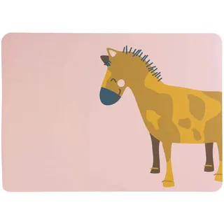 Asa Selection ASA, Tischset, in der Farbe Rosa, mit Pferden-Motiv Western Horse Wiebke, Maße 46 x 33 cm, Serie Kids, 78835420