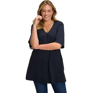 Ulla Popken, Damen, große Größen, Basic-V-Shirt