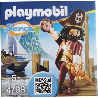 PLAYMOBIL 4798 - Sharkbeard Pirat, Spielfigur, Sammelfigur - Bunt