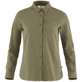 Fjällräven Damen Övik Lite Bluse (Größe L, gruen)