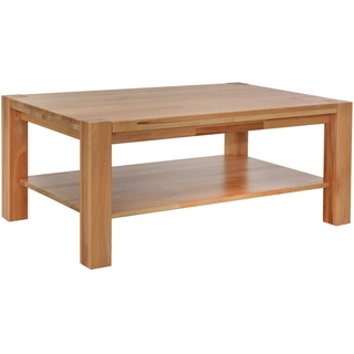 Linea Natura Couchtisch , Buchefarben , Holz , Kernbuche , massiv , rechteckig , eckig , 70x45x110 cm , Wohnzimmer, Wohnzimmertische, Couchtische, Couchtische eckig