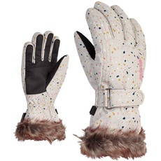 Bild Mädchen LIM Ski-Handschuhe/Wintersport | warm, atmungsaktiv, terazzo Print, 5,5