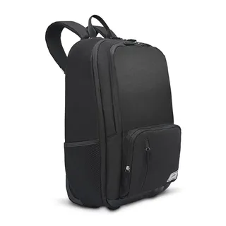 Solo New York Bleeker Rollrucksack, Unisex, schwarz, passend für Laptops bis zu 15,6 Zoll, Schwarz, Fits up to 15.6" Laptop, Bleeker Rollrucksack