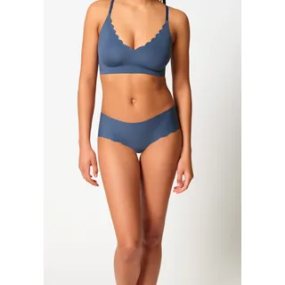 Panty SKINY "Micro Essentials", Damen, Gr. 42, vintage indigo, Microfaser, Obermaterial: 72% Polyamid, 28% Elasthan, unifarben, normal, Unterhosen Panty, elastisch, bequem, ohne Nähte, mit Unsichtbar-Effekt
