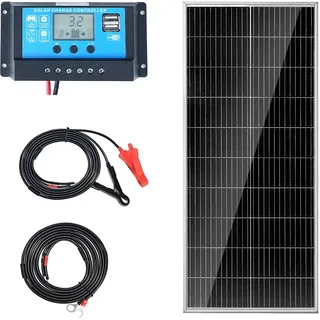 Vevor 100W monokristallin Solarpanel