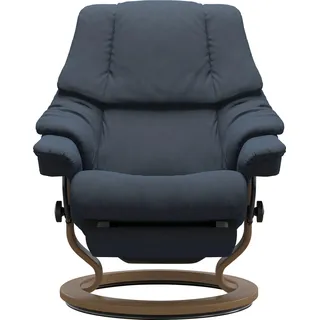 Stressless® Relaxsessel »Reno«, elektrisch verstellbar, optional 2-motorisch, Größe M & L, blau