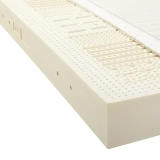 Joka Latexmatratze , Beige , Textil , H3 , Füllung: Baumwollfüllung, Hanf , rechteckig , 90x200 cm , Härtegradauswahl, alternative Größen erhältlich , Schlafzimmer, Matratzen, Latexmatratzen