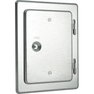 Marley Kamintür mit Vierkantverschluss verzinkt