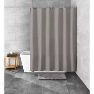 KLEINE WOLKE Duschvorhang Kito 240 x 180 cm grau