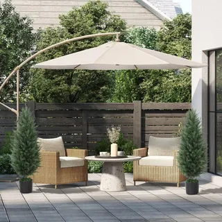 Homcom Künstliche Zypresse 2er-Set groß 90 cm
