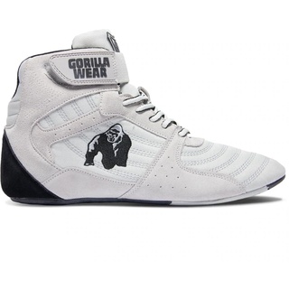 Gorilla Wear Perry High Tops Pro - weiß - Bodybuilding und Fitness Schuhe für Damen und Herren, 46