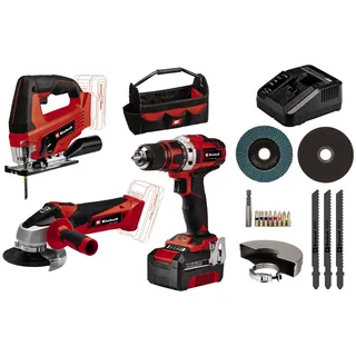 Einhell TE-TK 18/3 Li Kit JS+CD+AG Power X-Change 4257241 Werkzeugset in Tasche