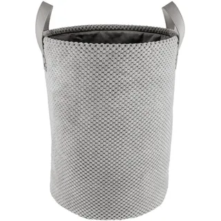 KLEINE WOLKE "Roy", Wäschekorb Rechteckig Polyester, Platin
