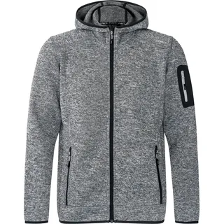 CMP Herren Unterjacke Kapuzen Fleecejacke, ice-titanio-nero (31ZH) 50