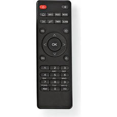 Nedis Replacement Remote Control Suitable for: RDIN3000BK / RDIN4000BK / RDIN5000BK / RDIN5005BK Fix (Infrarot), Fernbedienung, Schwarz