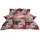 Schneeflocke Thermo Biber Quilt Set baumwolle Red/multi-colour 0 5 cm
