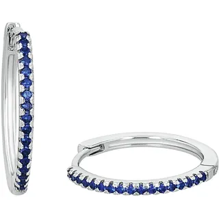 Amor Creolen 2037028 bunt Silber rhodiniert