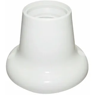 Lampenfassung E-27, gerade, Standardsockel, geeignet für E-27-Lampen, ideal für Beleuchtung in privaten und gewerblichen Räumen.