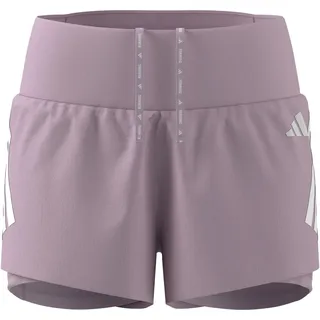 adidas ADI365 Running Formotion Iconic 2in1 Shorts, Clear pink, XS