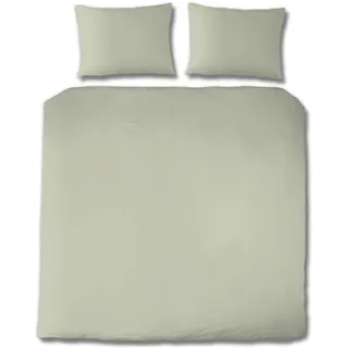 Florella Bettwäsche "Uni pastell gruen Edel-Satin, 100% Baumwolle", pastell grün