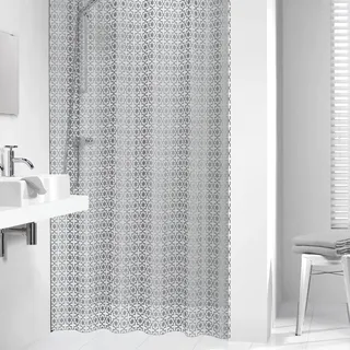 Sealskin Duschvorhang Hammam 180 x 200 cm silber