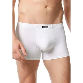 Retro Pants BRUNO BANANI, Herren, Gr. 4 (S), weiß, Obermaterial: 90% Polyamid, 10% Elasthan, körpernah, Unterhosen Retro Pants, mit elastischem Bund