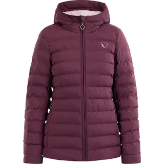 myMo damen wattierte winterjacke - aubergine, S - bordeaux