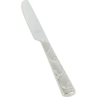2x Almina AL-5006 "Menümesser" Besteck Menübesteck Menümesser Edelstahl Messer Silber Glänzend mit Gravur