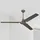 Industrial 142 cm Deckenventilator Braun