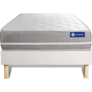 Actiflex touch matratze 90x200cm + Bettgestell mit lattenrost , Härtegrad 2 , Taschenfederkern , Höhe : 20 cm