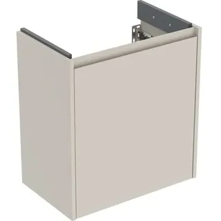 Geberit Renova Compact Unterschrank für Waschtisch, mit einer Tür, 55x60,5x33,7cm, 504.084.DB.1, Farbe: sandgrau / lackiert seidenmatt
