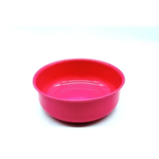 Kimmel Schüssel Schale Müsli Suppe Kunststoff Plastik Mehrweg bruchsicher stapelbar 17 cm, Fuchsia